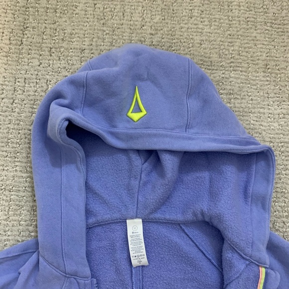 Ivivva Girls Size 12 Purple Zip Up Hoodie - Picture 3 of 5